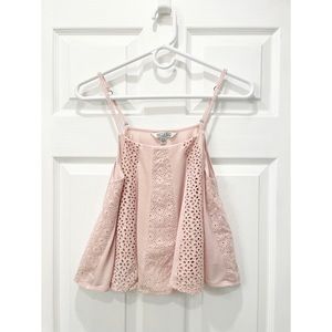 American Eagle Outfitters Soft and Sexy Eyelet Tank Top